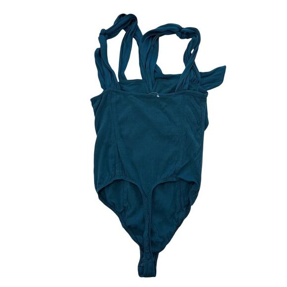 INTIMATELY FREE PEOPLE Lola Teal Bodysuit XS - Picture 2 of 8